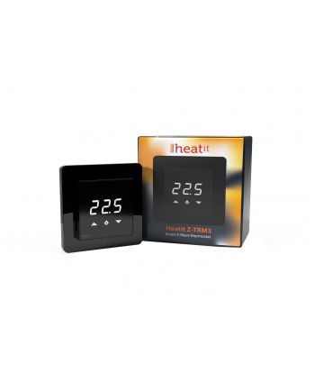 Heatit Z-TRM3 Thermostat schwarz