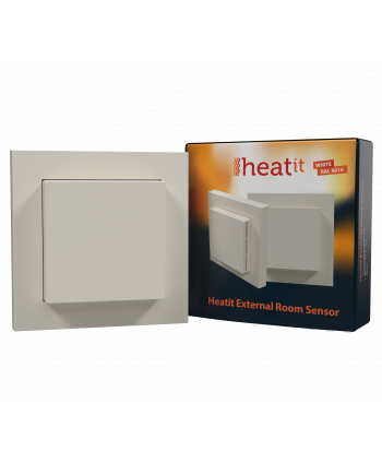 Heatit External Room Sensor NTC 10kΩ weiß RAL 9010 heatit Z-Wave Sensoren