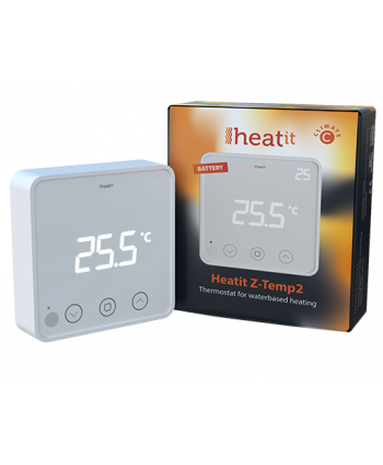 Heatit Z-Temp2 Thermostat - Batterie heatit Z-Wave Steuerung