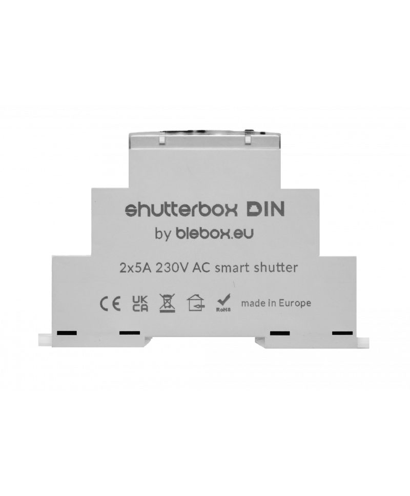 BleBox ShutterBox DIN - Steuerung für Rollläden 230V - WLAN blebox WiFi WLan Aktoren