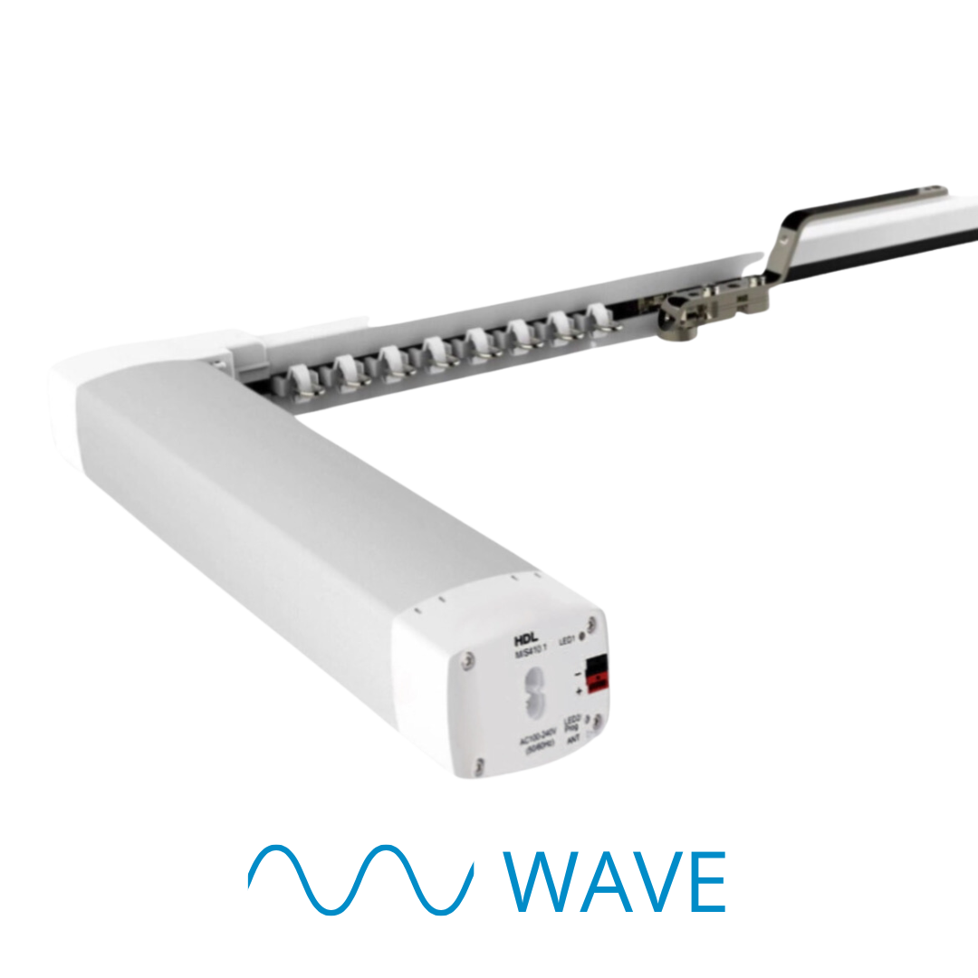 HDL M/S 410.1 - Elektrische Vorhangschiene für KNX - Wave  KNX Elektrische Vorhangschiene