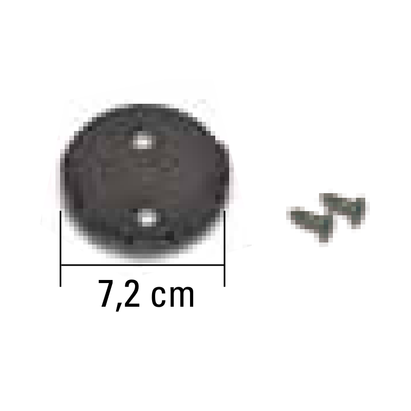 Alugard Magnetsockel 7,2 cm als Wandhalterung für die Fernbedienung
