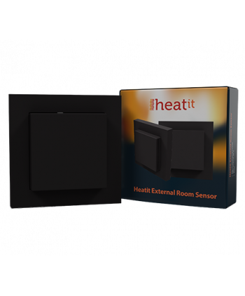 Heatit External Room Sensor NTC 10kΩ schwarz