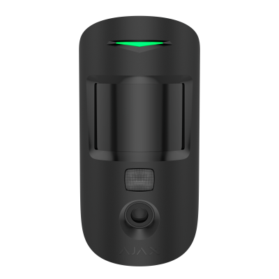 AJAX Superior MotionCam HD (PhOD) Jeweller Bewegungsmelder mit Kamera, Schwarz, Produktansicht