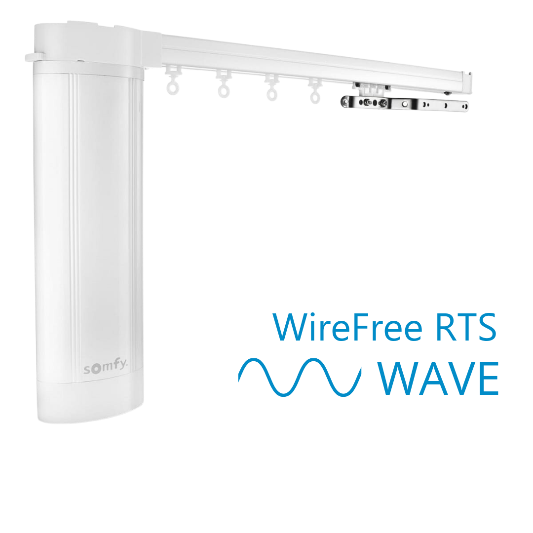 Somfy Movelite 35 WireFree RTS Wave elektrische Vorhangschiene