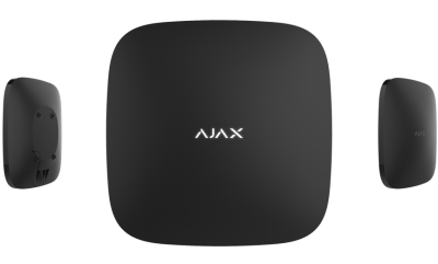 AJAX Hub (2G) Jeweller Alarmzentrale, Schwarz, Produktansicht