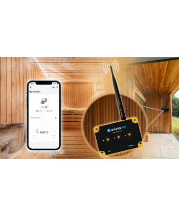BleBox saunaBox PRO - Panel zur Steuerung der Sauna - WiFi BleBox saunaBox PRO - Panel zur Steuerung der Sauna - WiFi