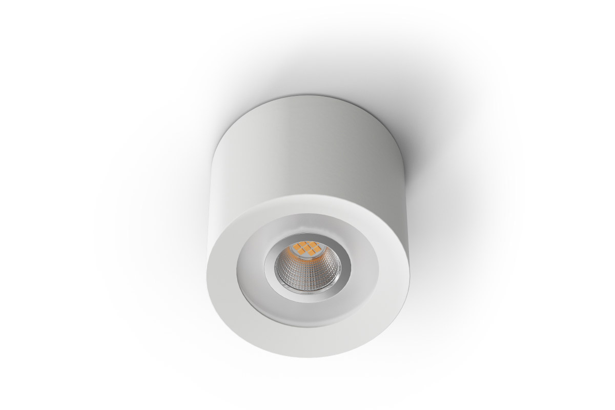 Loxone LED Aufbauspot RGBW Tree Weiß