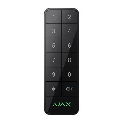 AJAX Superior KeyPad Outdoor Fibra Bedienteil, Schwarz