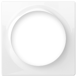 FIBARO Walli Single Abdeckplatte in Weiß