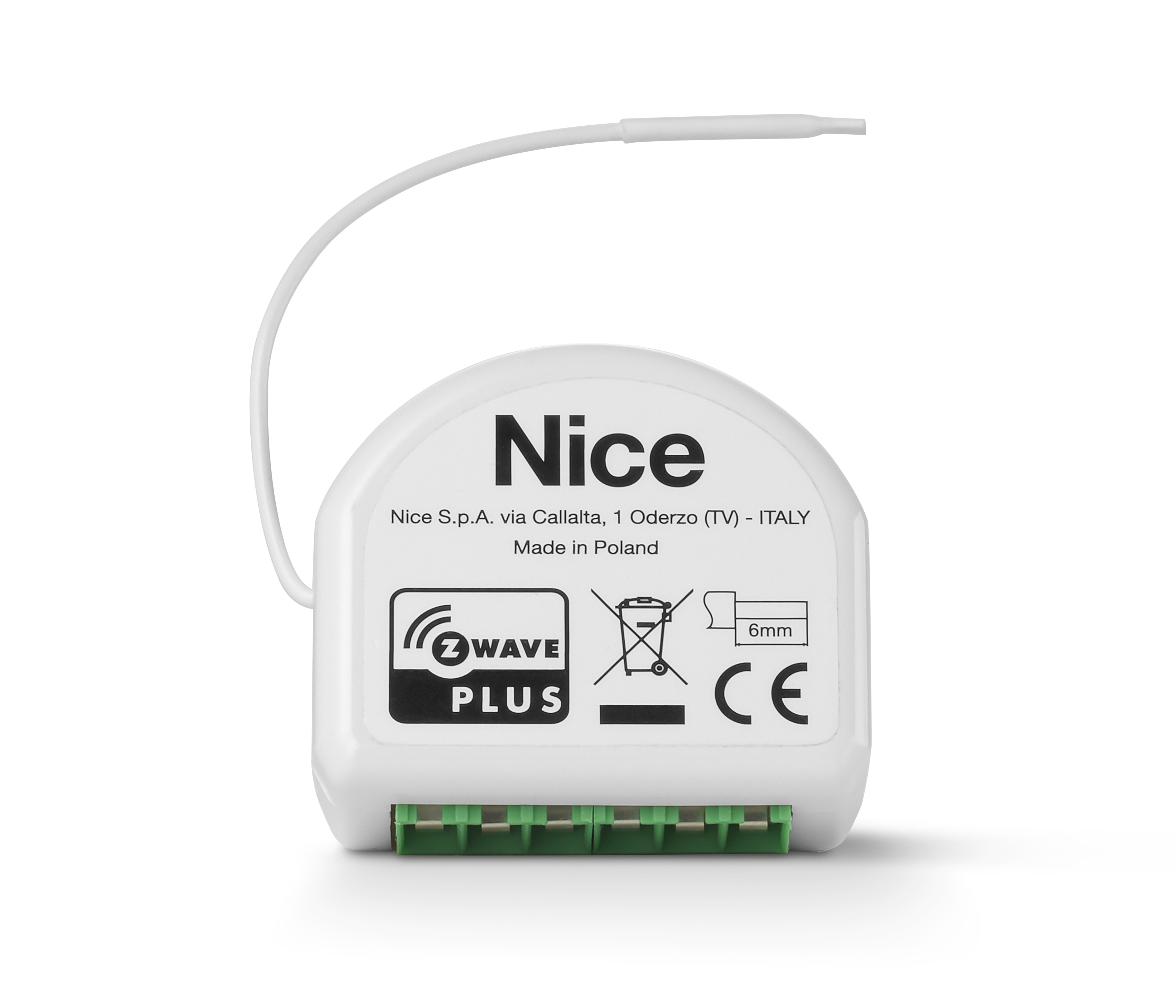 Nice SingleSmart-Control Unterputz Schaltmodul mit Dry-Contact
