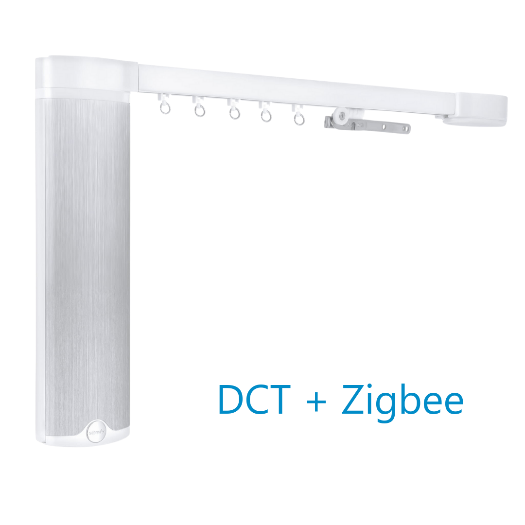 Somfy Glydea Ultra DCT + Zigbee elektrische Vorhangschiene