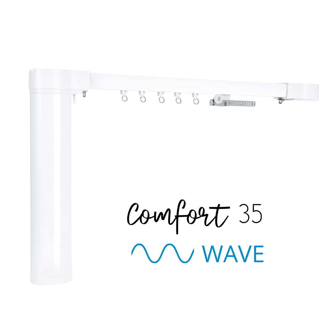 Mio Decor Comfort 35 - Elektrische Vorhangschiene Wave