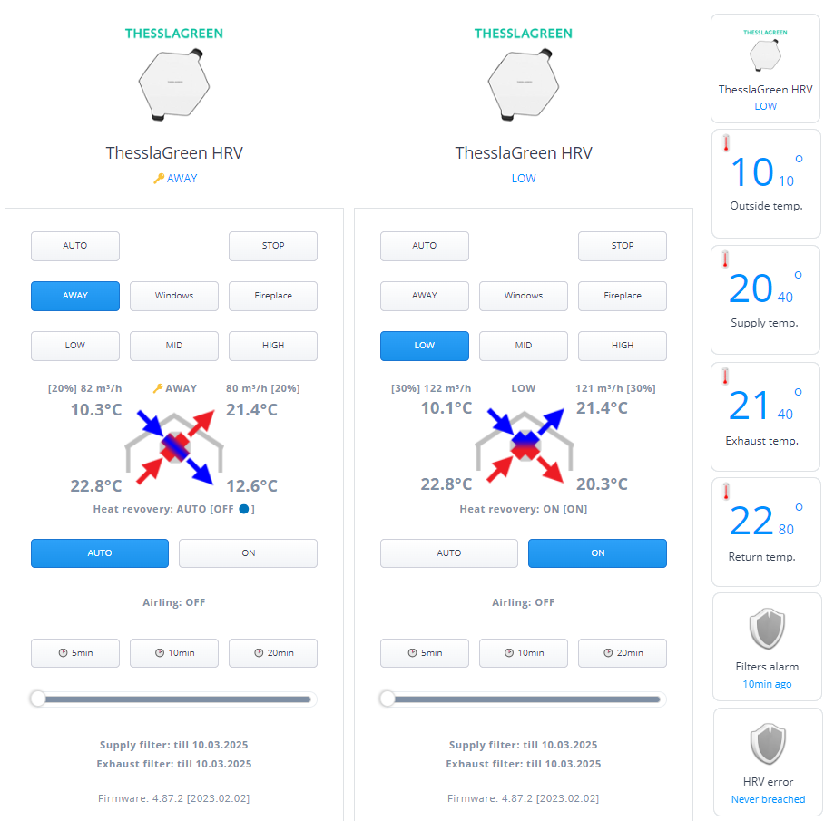 THESSLAGREEN AirPack Quick App THESSLAGREEN AirPack Quick App