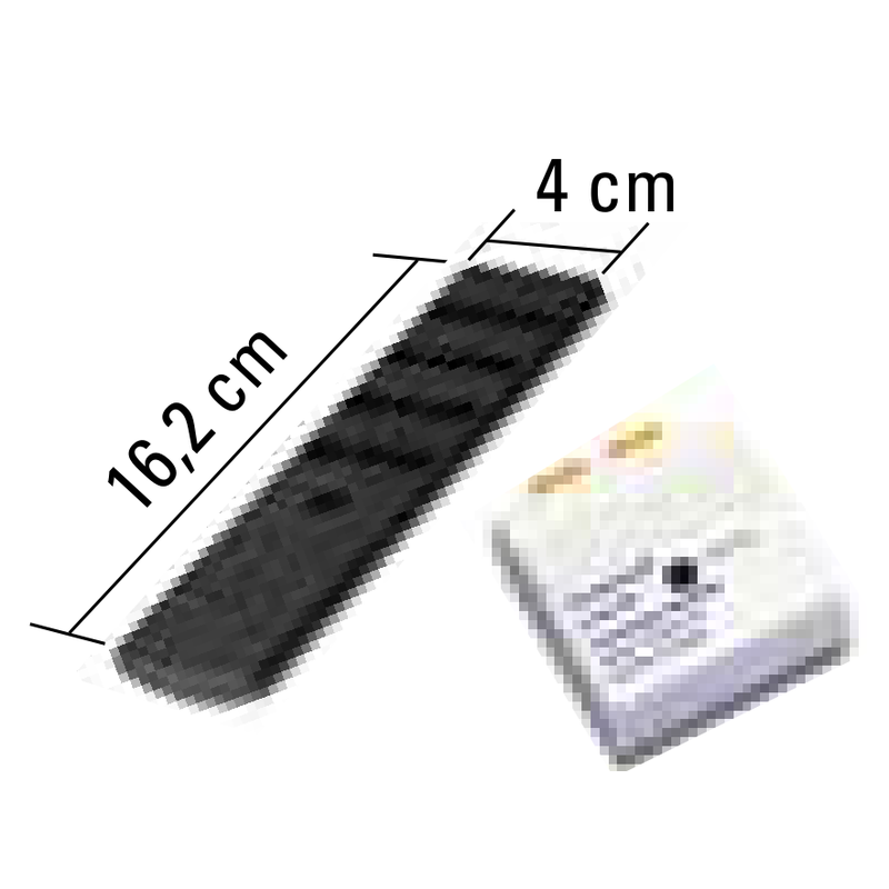 Alugard Set 3, flache Fernbedienung 4-Kanal mit 16,2 cm und Funk-Empfänger