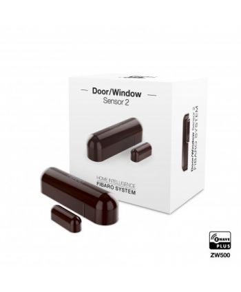 FIBARO Door-/Window Sensor 2 Dunkelbraun FGDW-002-7