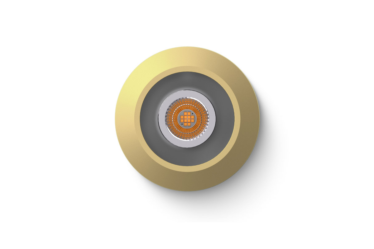 Loxone LED Spot RGBW Tree Gold