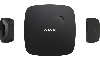 AJAX FireProtect Plus (with CO) Brandmelder, Schwarz, Produktansicht