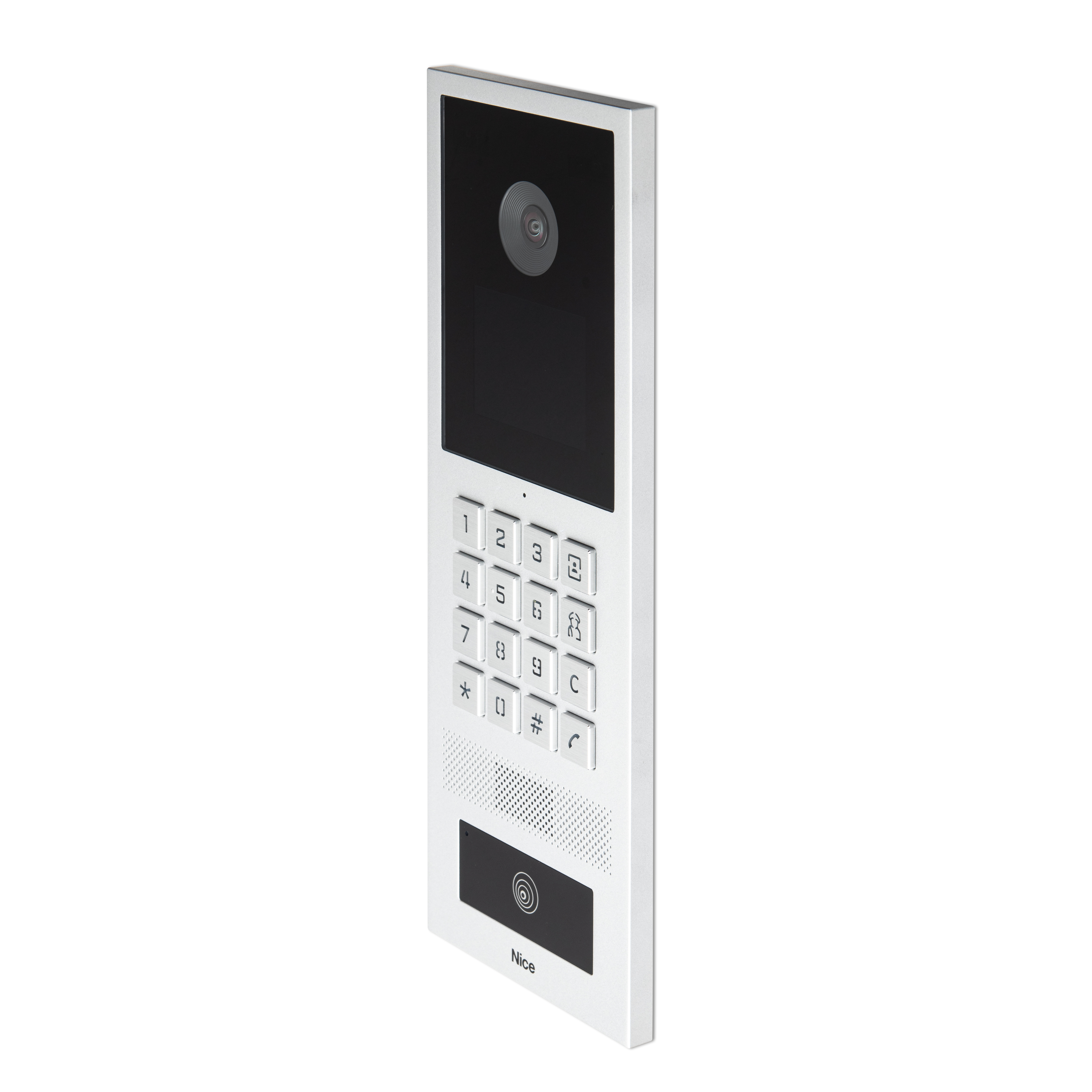 Nice MyBell IP Außenstation mit Tastatur und Display für Mehrfamilienhäuser