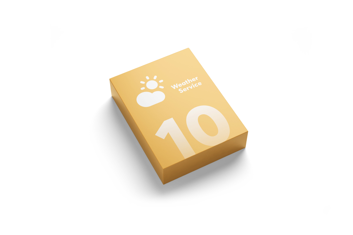 Loxone Wetter Service (10 Jahre)