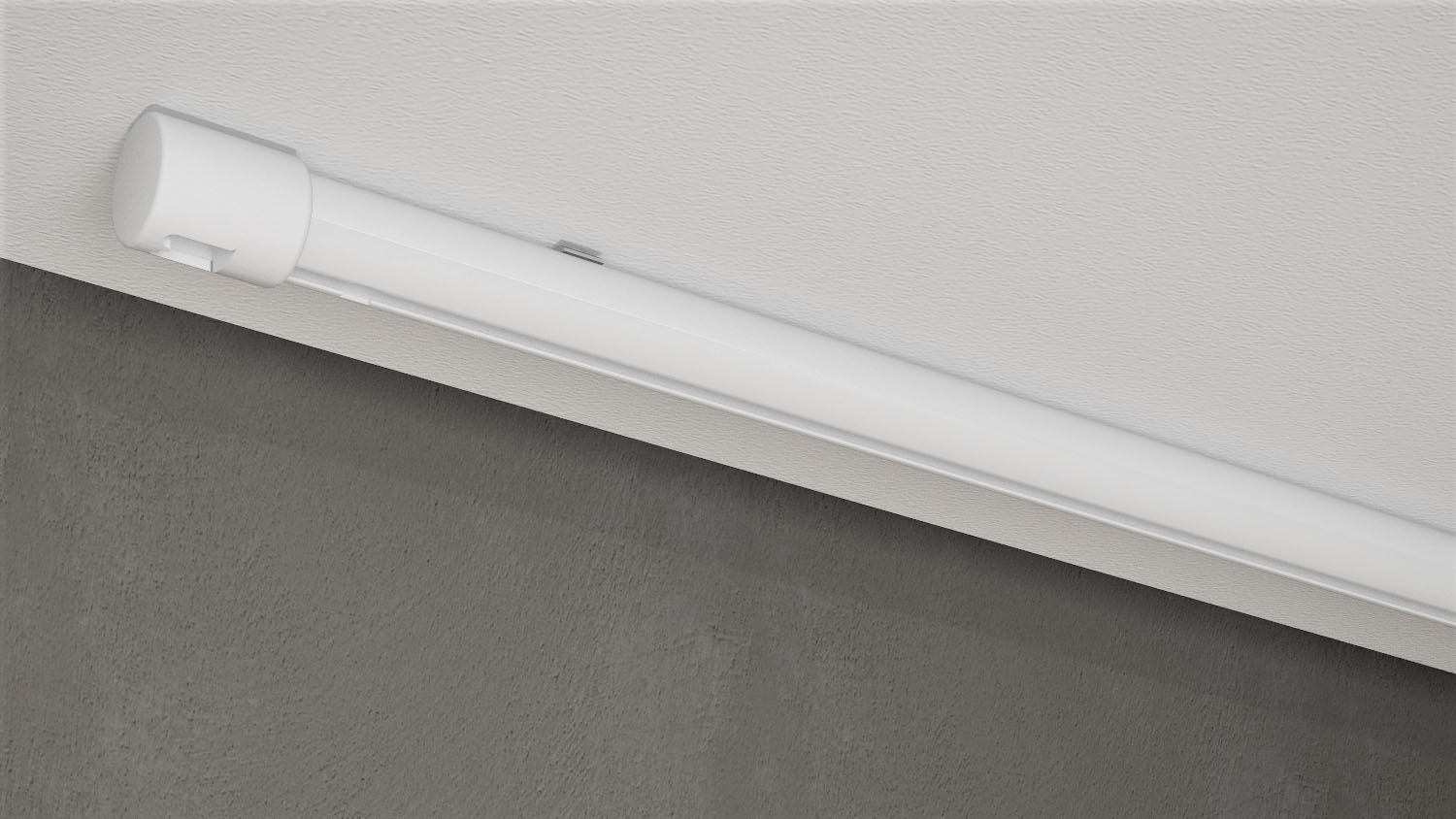 Schnurzugschiene für Decken- und Wandmontage Modell 845 - ab 100cm