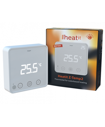 Heatit Z-Temp2 Thermostat - Batterie