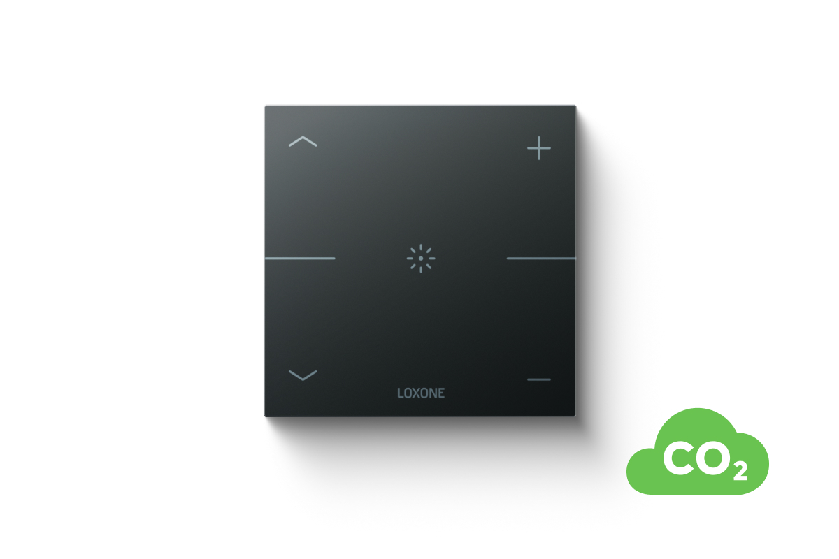 Loxone Touch Pure CO2 Tree Anthrazit