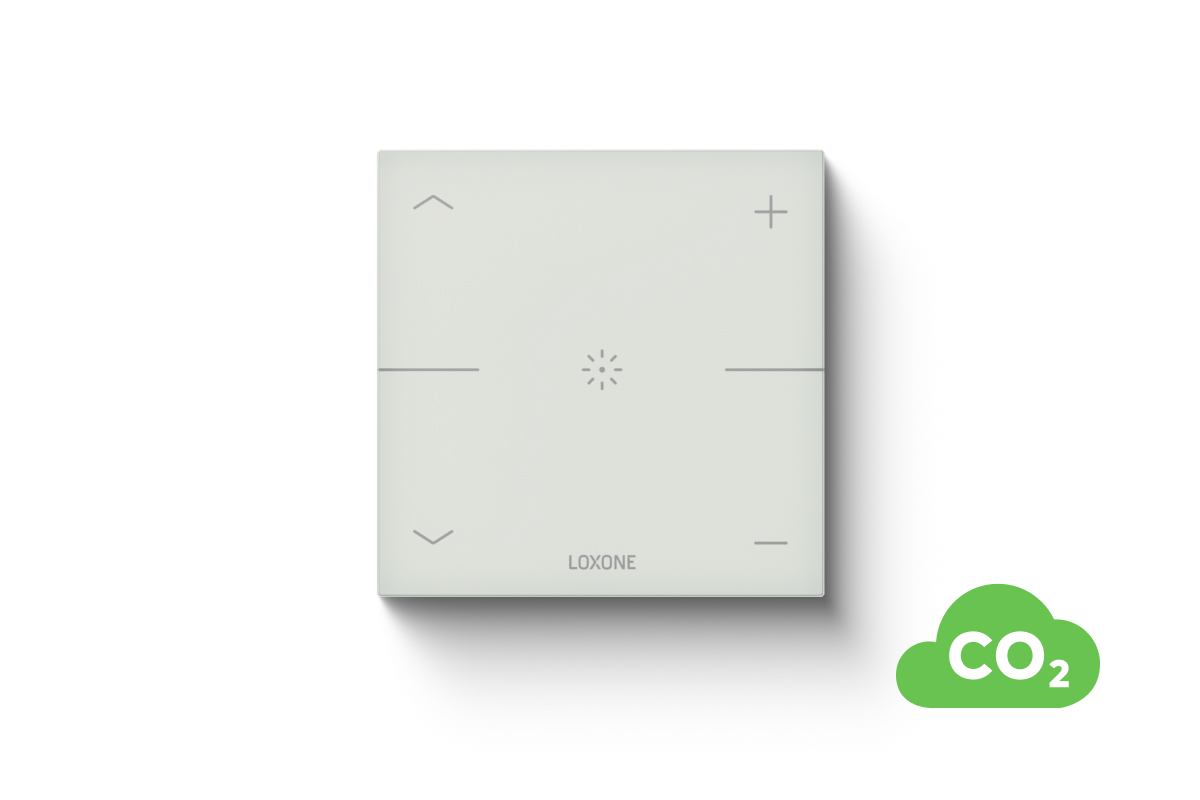 Loxone Touch Pure CO2 Tree Samtweiß