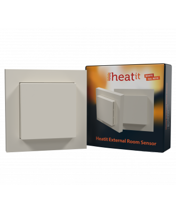 Heatit External Room Sensor NTC 10kΩ weiß RAL 9010