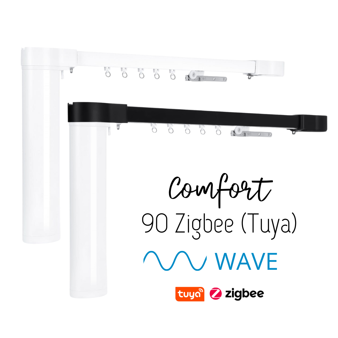 Mio Decor Comfort 90 Zigbee Tuya Wave in Weiß und Schwarz
