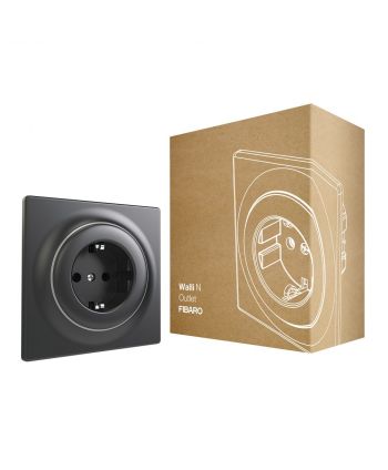 FIBARO Walli Outlet FGWOF-011-8 anthracit