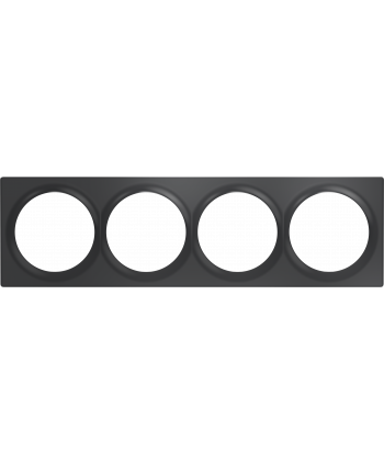 FIBARO Walli vierfache Abdeckplatte FG-Wx-PP-0009-8 anthracite