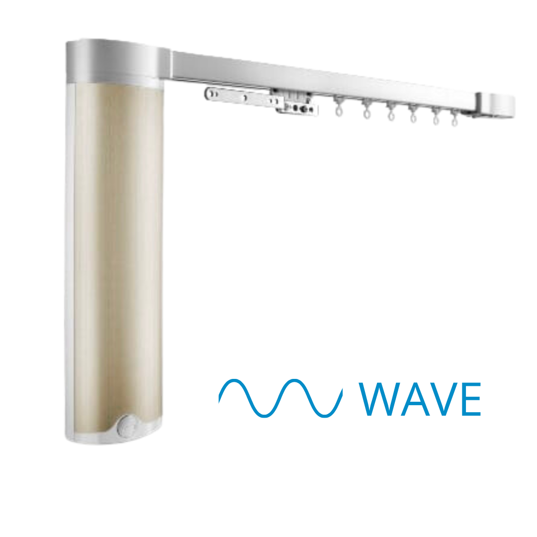 Somfy Glydea Ultra 35e RTS - Elektrische Vorhangschiene Wave  Somfy elektrische Vorhangschiene