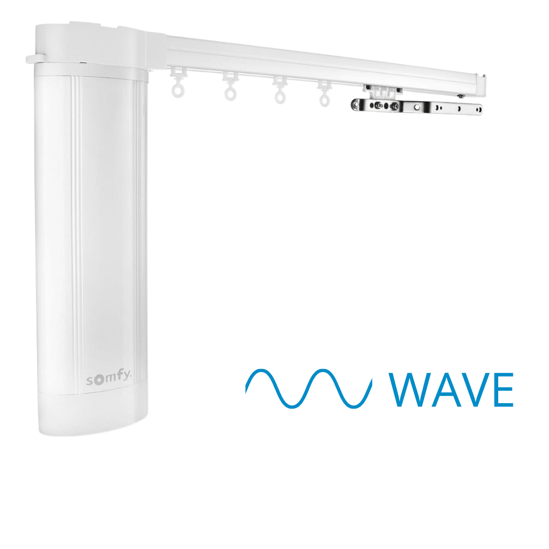 Somfy Movelite Wirefree 35 RTS - Elektrische Vorhangschiene Wave Somfy Movelite RTS