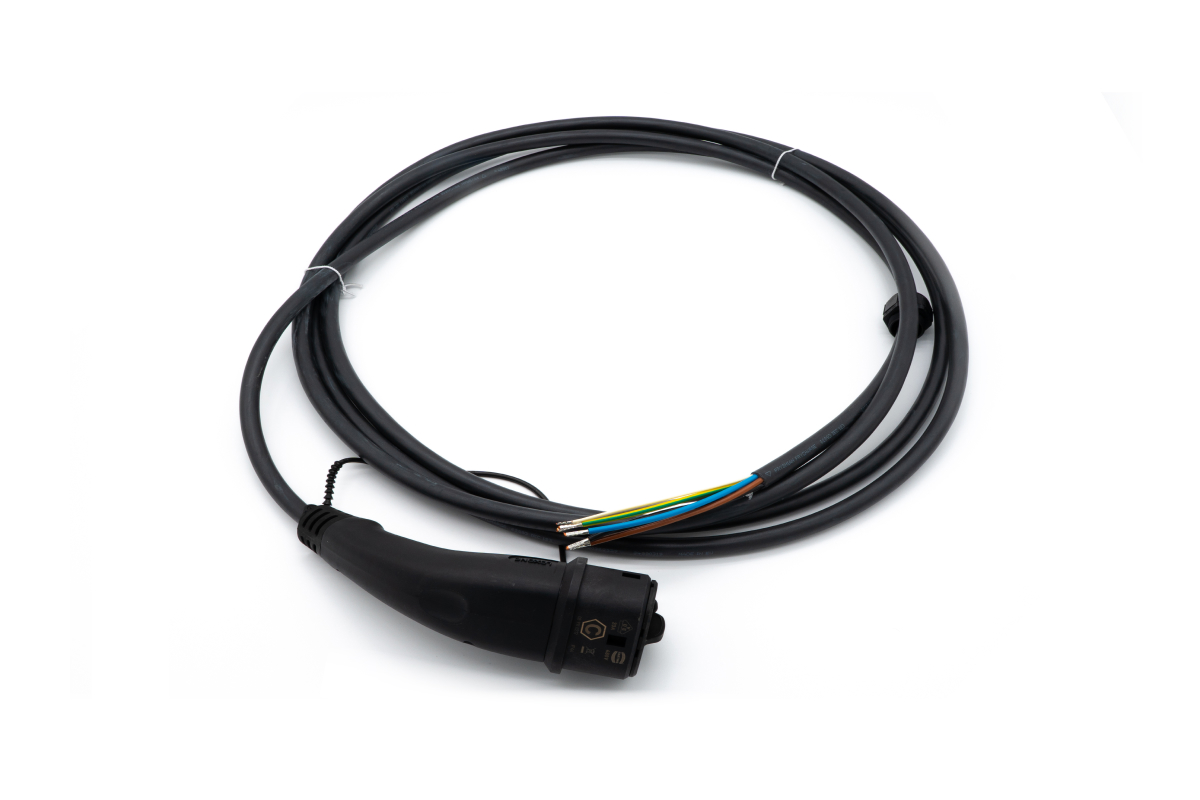 Loxone Wallbox Ladekabel 22 kW, Produktansicht