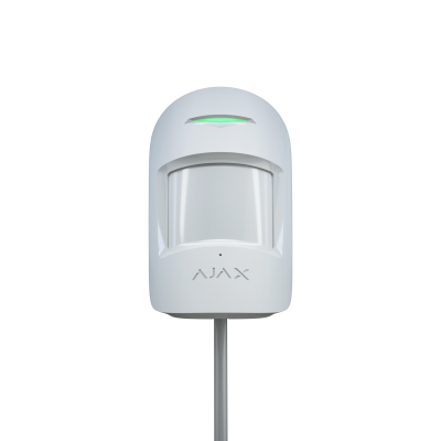 AJAX Superior CombiProtect Fibra Bewegungs- und Glasbruchmelder, Weiß, Produktansicht