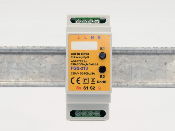 euFIX S213 Eutonomy Adapter für Single Switch 2 FGS-213