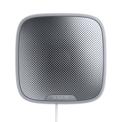 AJAX Superior StreetSiren Fibra Außensirene, Weiß, Produktansicht