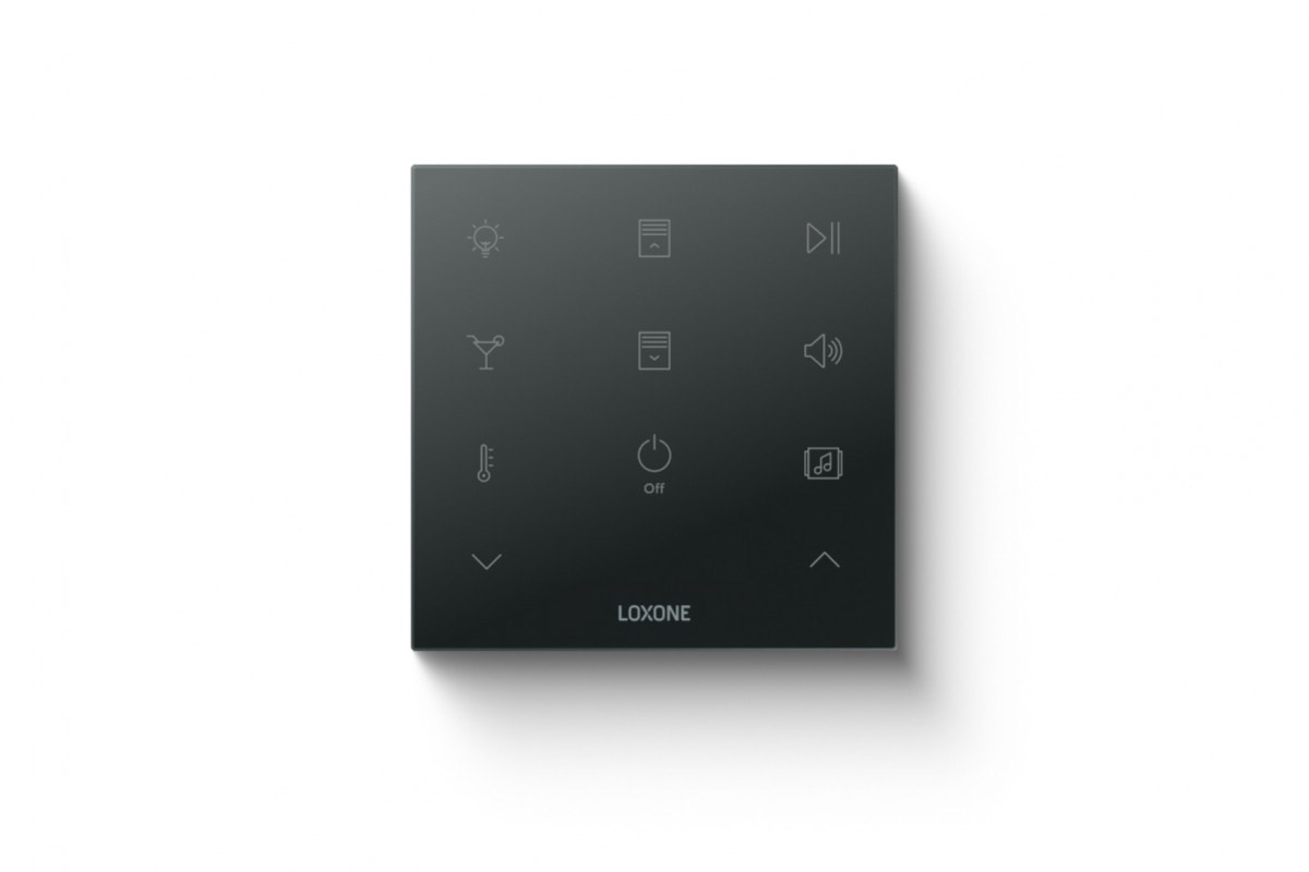 Loxone Touch Pure Flex Standard Audio Air Anthrazit Gen. 1 Auslaufmodell