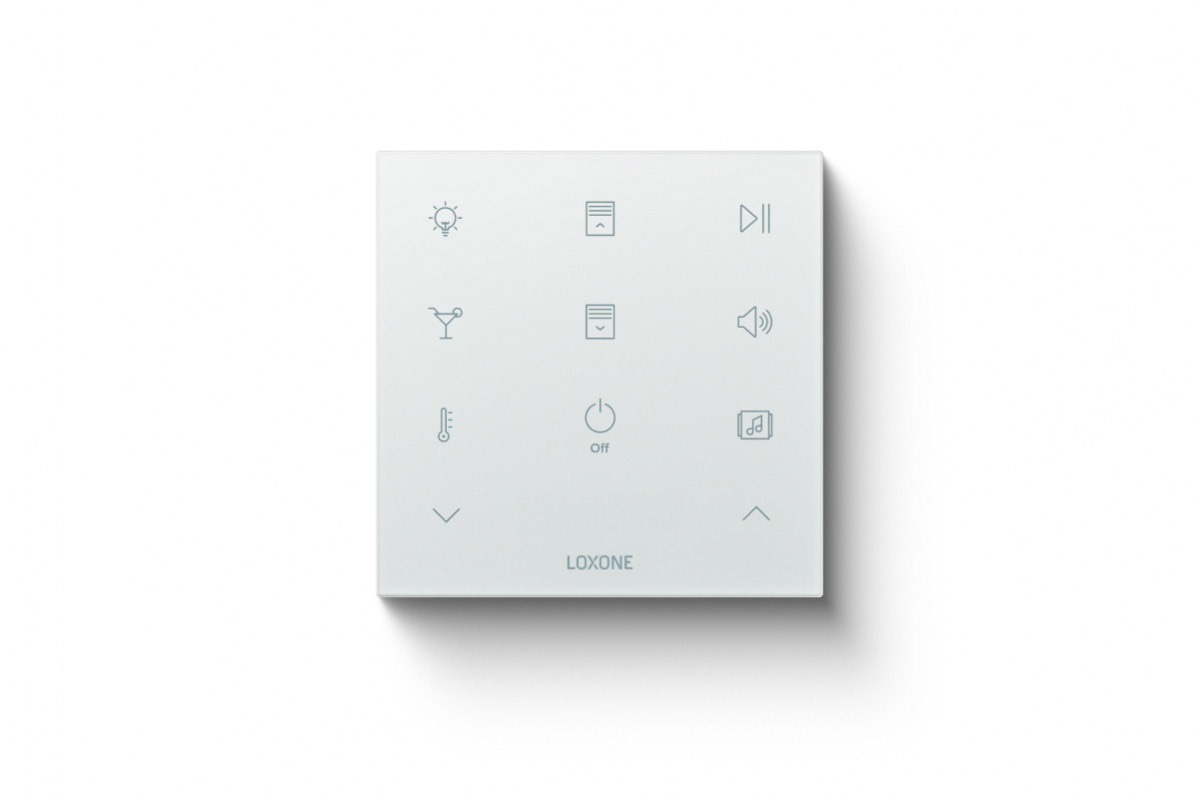 Loxone Touch Pure Flex Standard Audio Air Signalweiß Gen. 1 Auslaufmodell