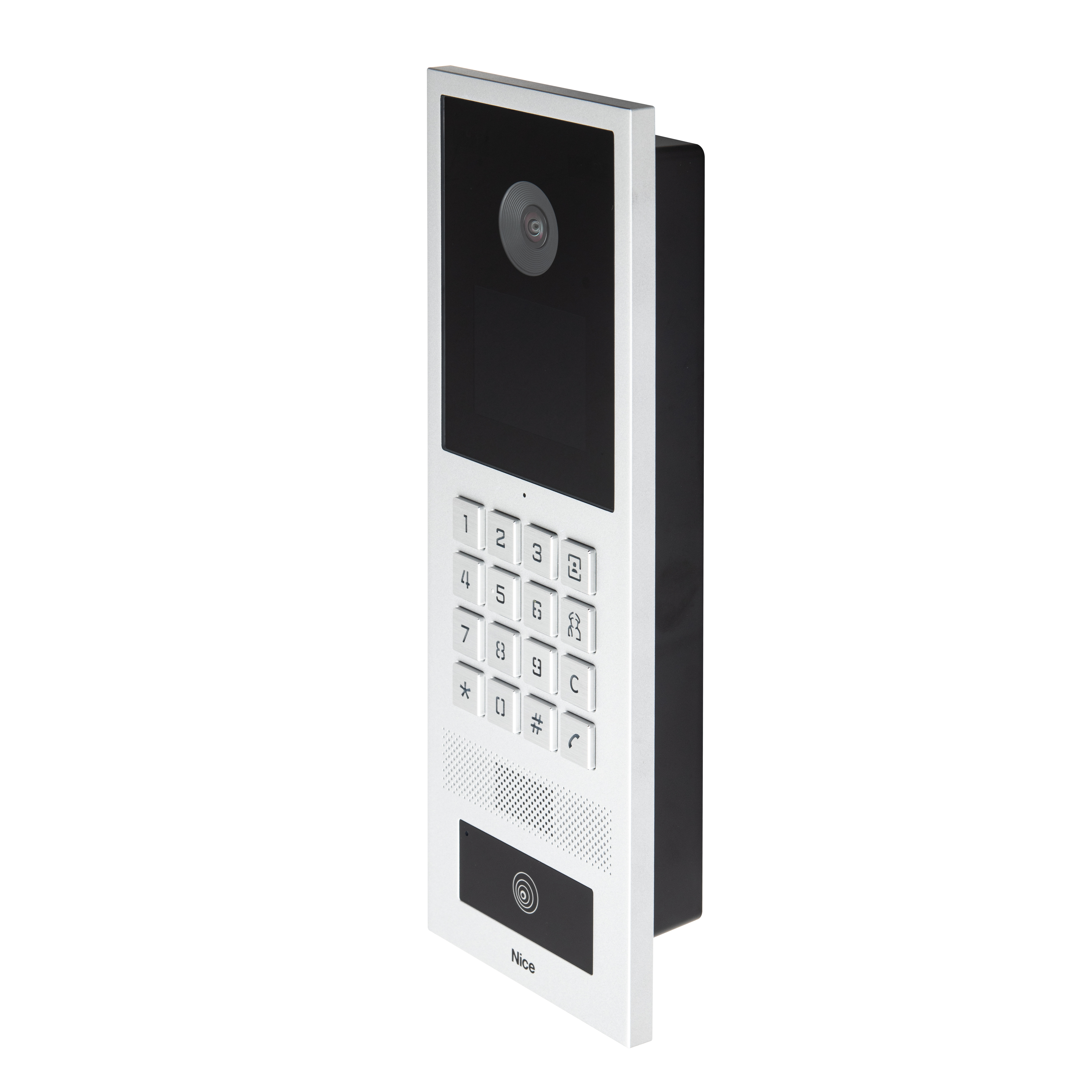 Nice MyBell IP Außenstation mit Tastatur und Display für Mehrfamilienhäuser