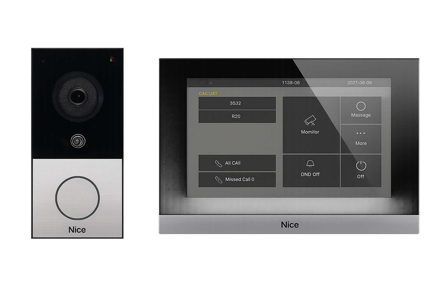 Nice Ips Nice MyBell IP Premium Video-Türsprechanlage als Komplettset