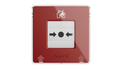 AJAX Manual Call Point Rot Handfeuermelder