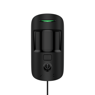 AJAX Superior MotionCam (PhOD) Fibra Bewegungsmelder mit Kamera, Schwarz, Produktansicht