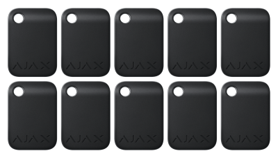 AJAX Tag (10 Stück) Transponder, Schwarz