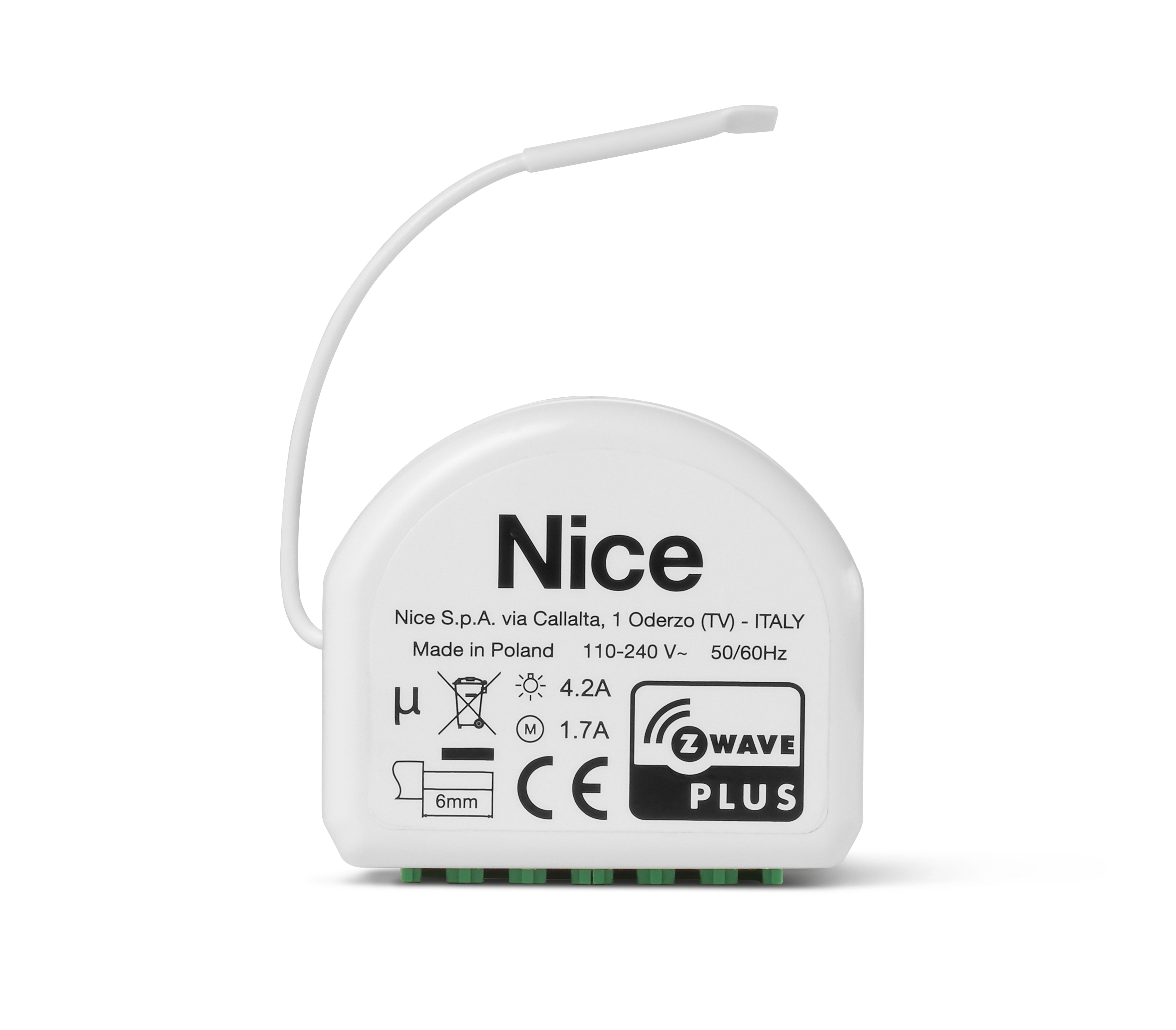 Nice DoubleSmart-Control Unterputz Schaltmodul für zwei Kreise
