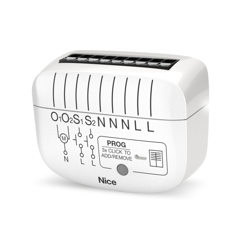 Nice Roll-Control 2 Unterputz Rollladenmodul mit Z-Wave 800