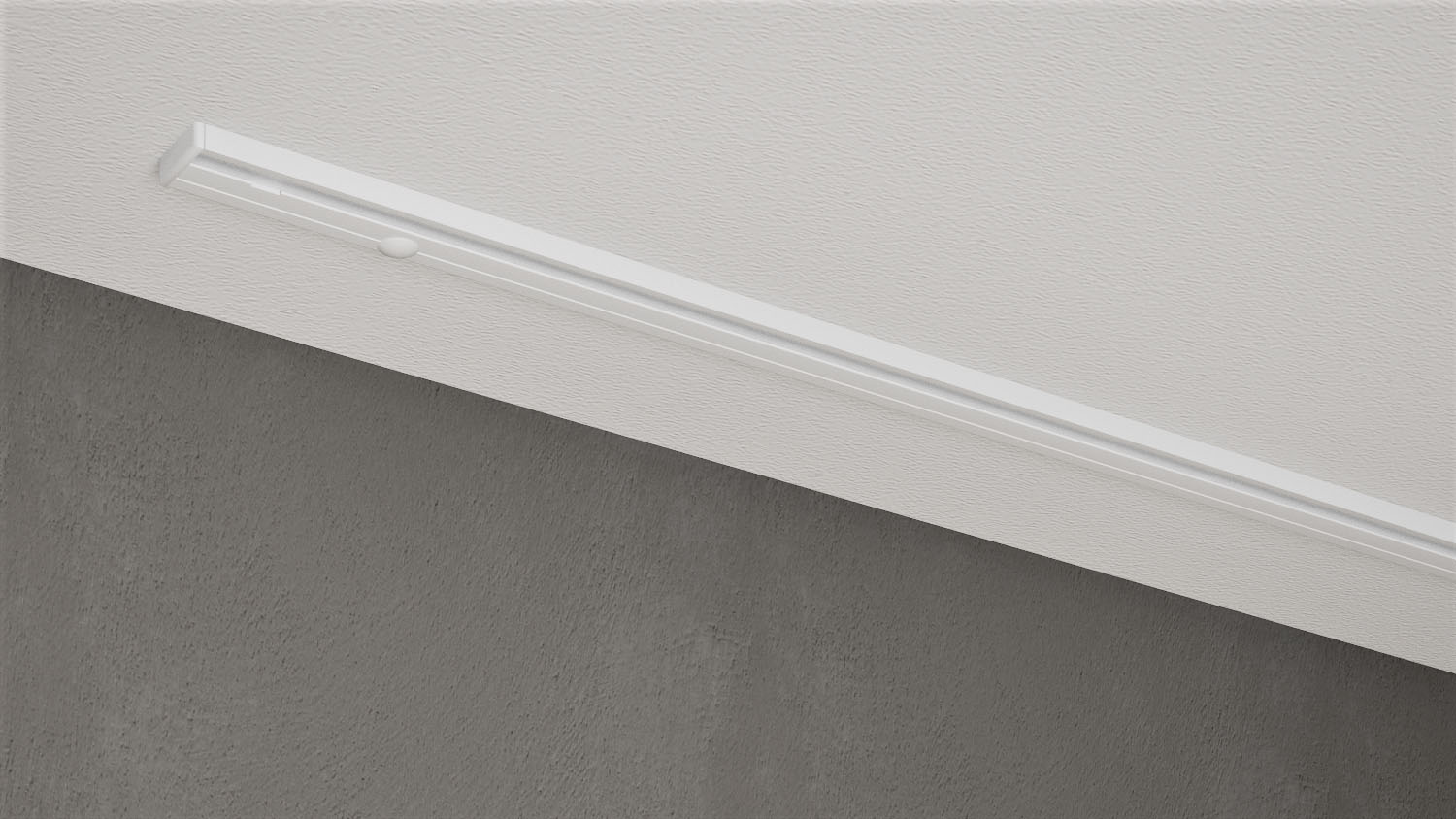 Flachschleuderschiene 1-läufig zum Aufschrauben Modell 876 - ab 100cm