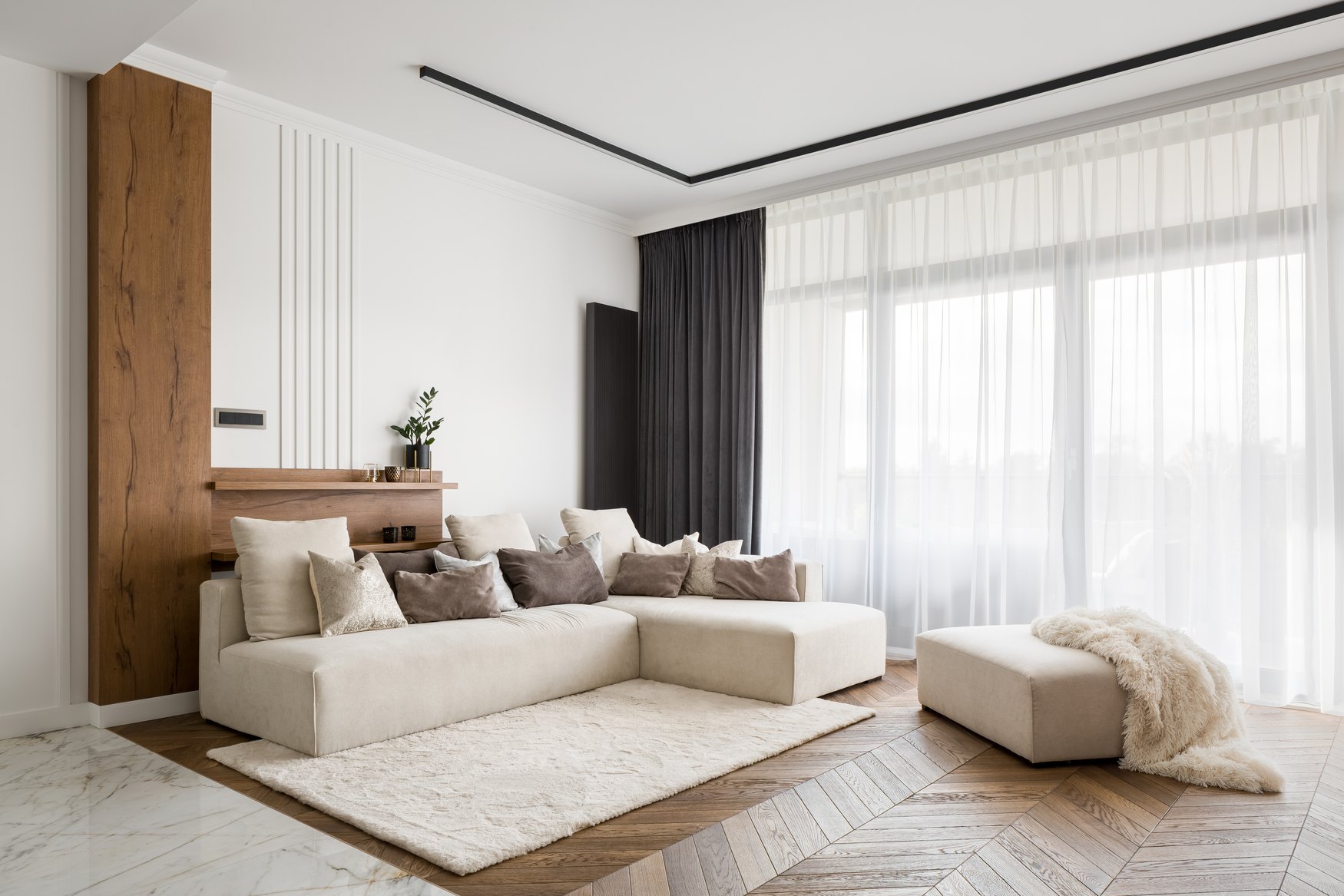 Vorhaenge im Wohnraum