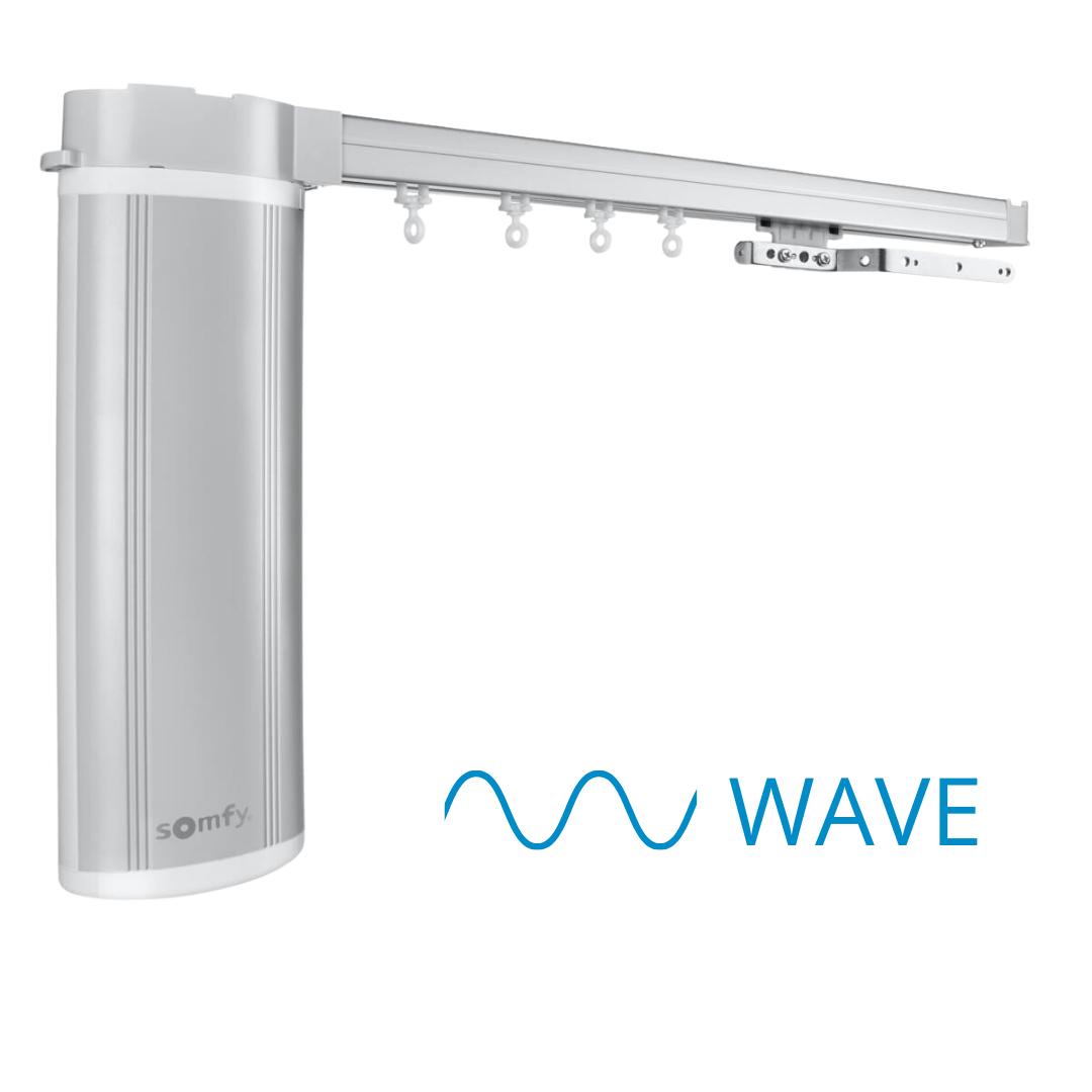 Somfy Movelite 35 - Elektrische Vorhangschiene Wave Somfy Movelite Wellenvorhang